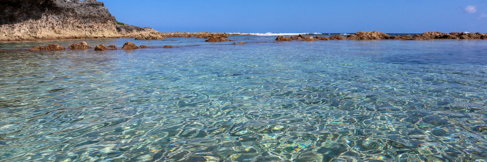 Crystal clear water